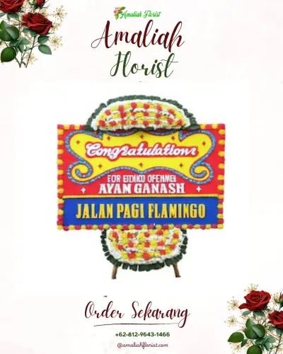 Bunga Papan Congratulation di Mangli